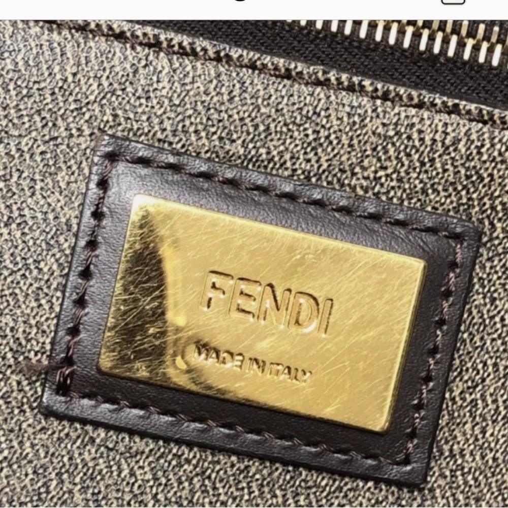Fendi Zucca brown shopper tote - Picture 3 of 6